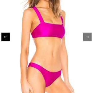 Tularosa Dakota Swim Top in Magenta Small